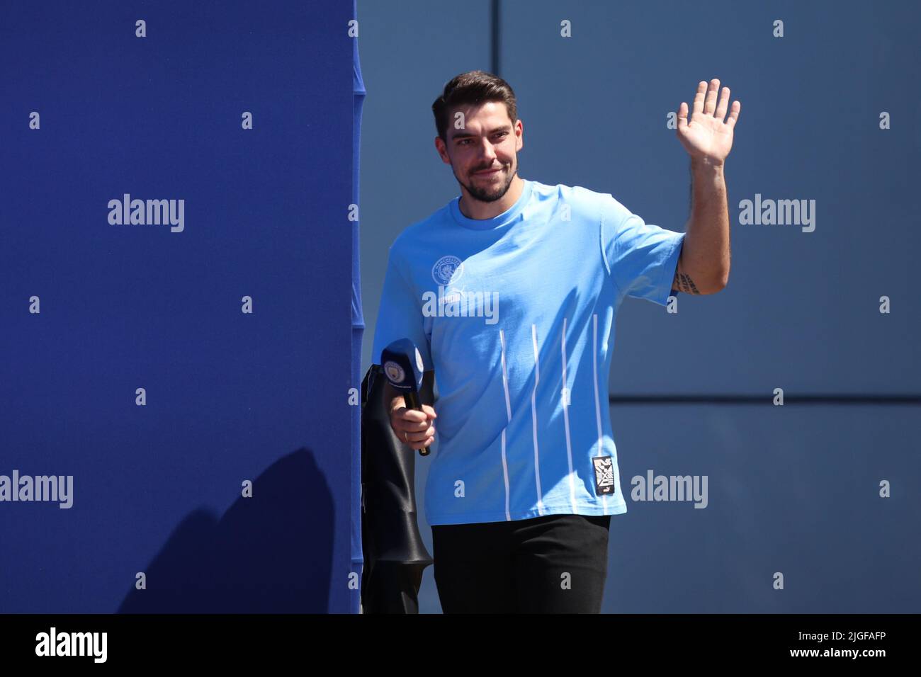 Manchester, Royaume-Uni. 10th juillet 2022. Stefan Ortega Moreno de Manchester City photographié lors de la présentation par les fans de leurs nouvelles enseignes au stade Etihad, Manchester. Crédit photo devrait lire: Isaac Parkin/Sportimage crédit: Sportimage/Alay Live News Banque D'Images