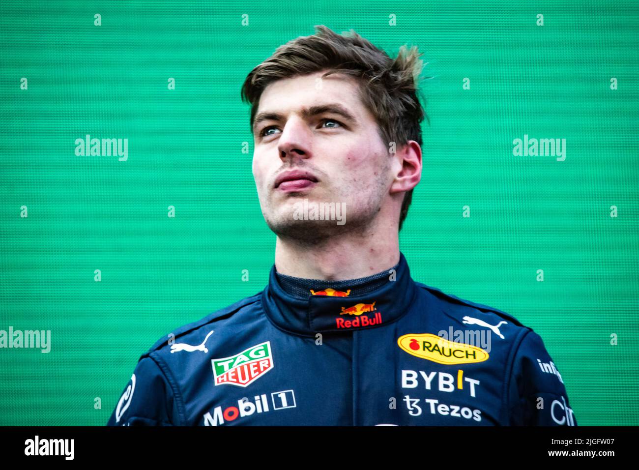 SPIELBERG, Autriche. 10th juillet 2022. #1, Max VERSTAPPEN, NDL, Oracle Red Bull Racing RB18 Honda, course F1 au Red Bull Ring, Oesterreich Ring, Formule 1, Grand Prix AUTRICHIEN, Grosser Preis von OESTERREICH, GP d'Autriche, Motorsport, Formel1, image payante, Copyright © ATP images/ Cristiano BARNI (BARNI Cristiano/ATP/SPP) Credit: SPP Sport Press photo. /Alamy Live News Banque D'Images