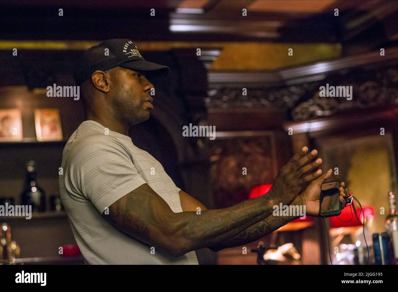 ANTOINE FUQUA, L'ÉGALISATEUR, 2014 Banque D'Images