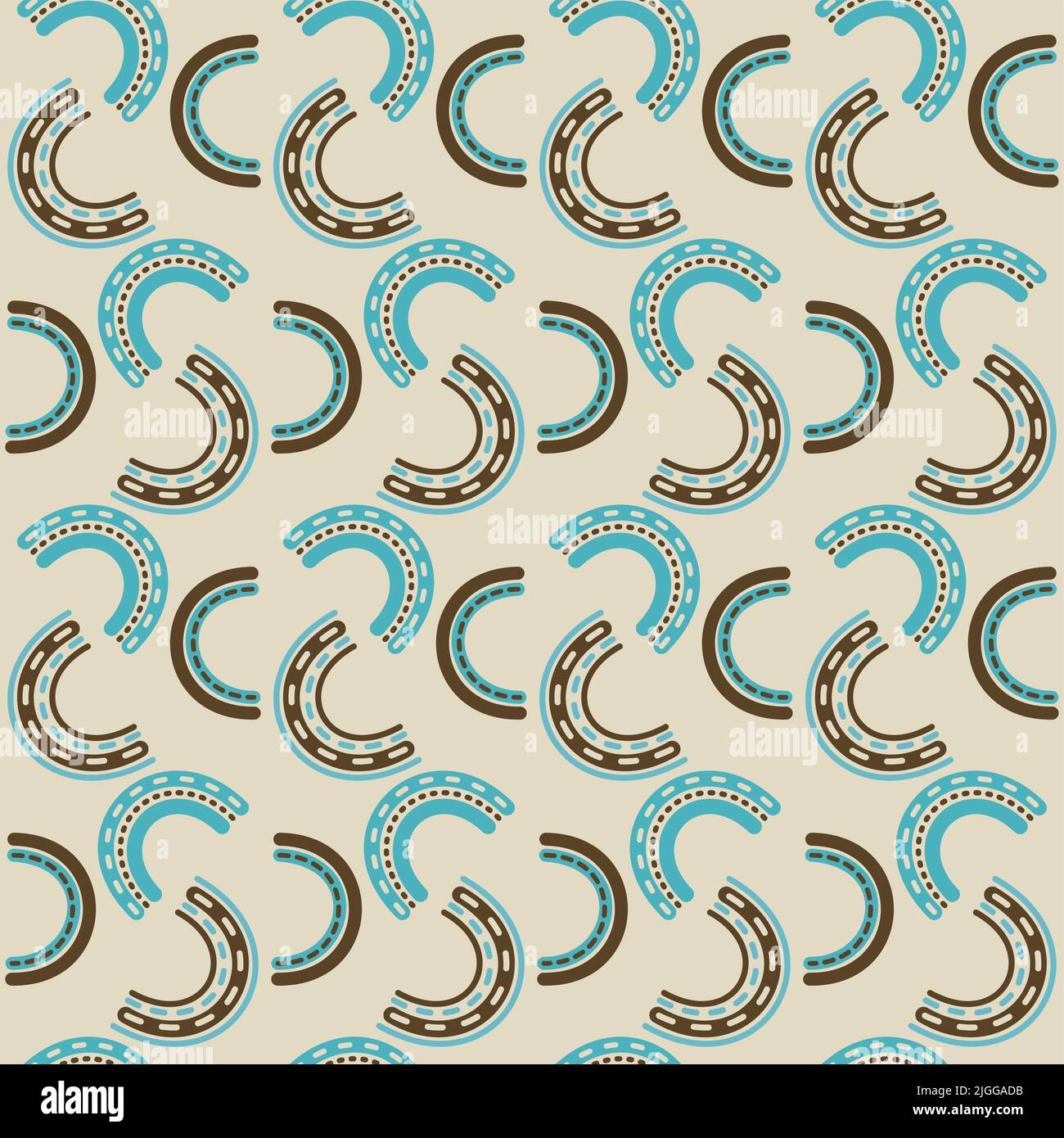 Bleu arc-en-ciel groovy 1970 bonne vibes fond de motif vectoriel sans couture. Papier peint abstrait rétro chaleureux, joli 70s textures Illustration de Vecteur