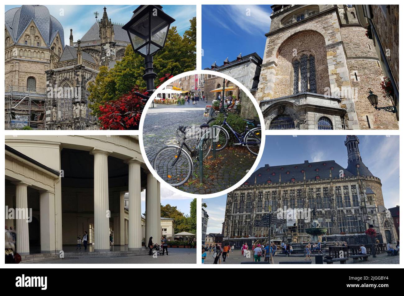 Aix-la-Chapelle (Allemagne) est une ville d'une grande importance