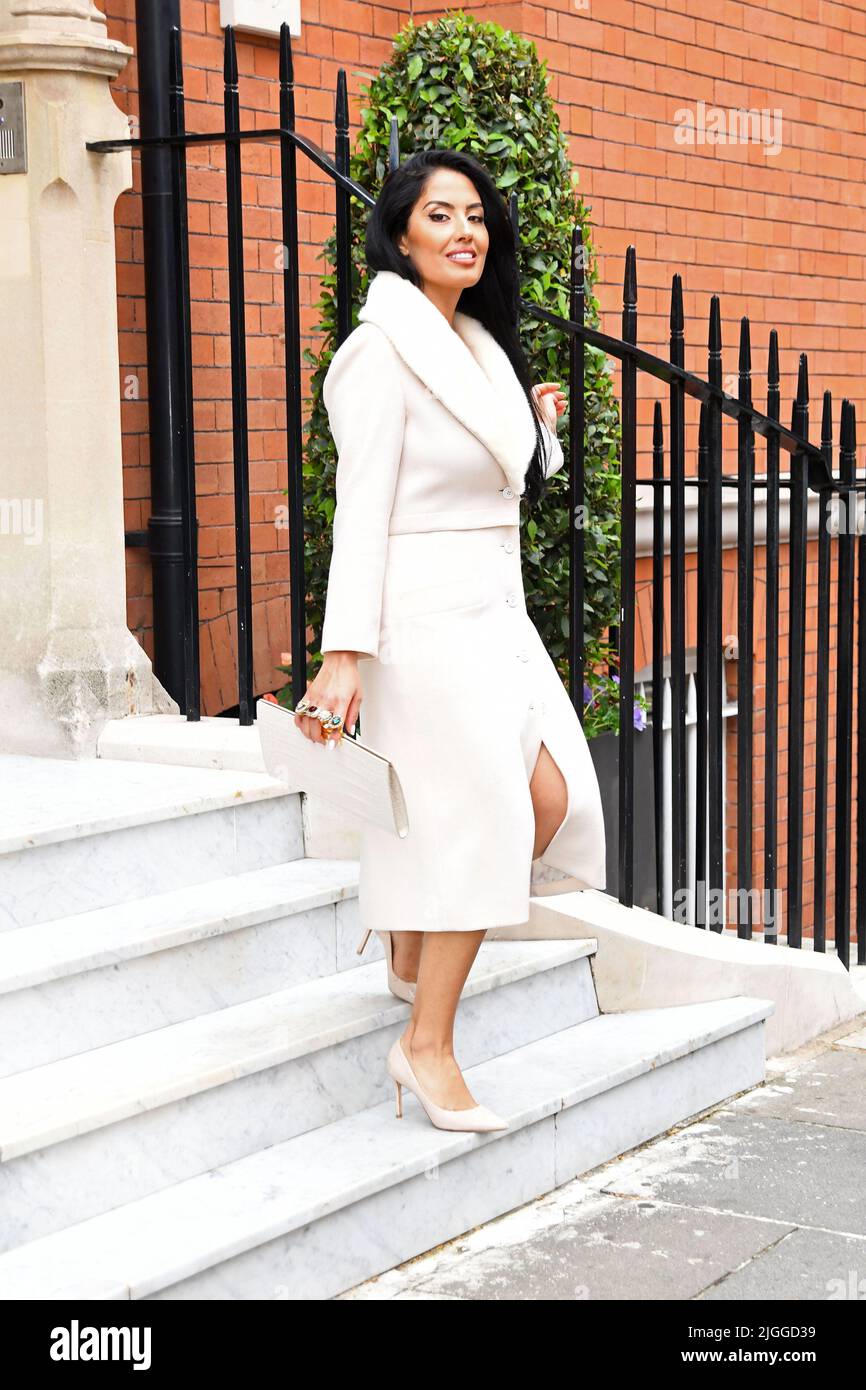 Lamia Diani à Mayfair Banque D'Images