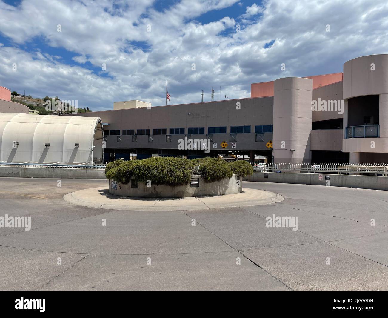 FRONTIÈRE AVEC les ÉTATS-UNIS et le Mexique à Nogales, Arizona. Banque D'Images