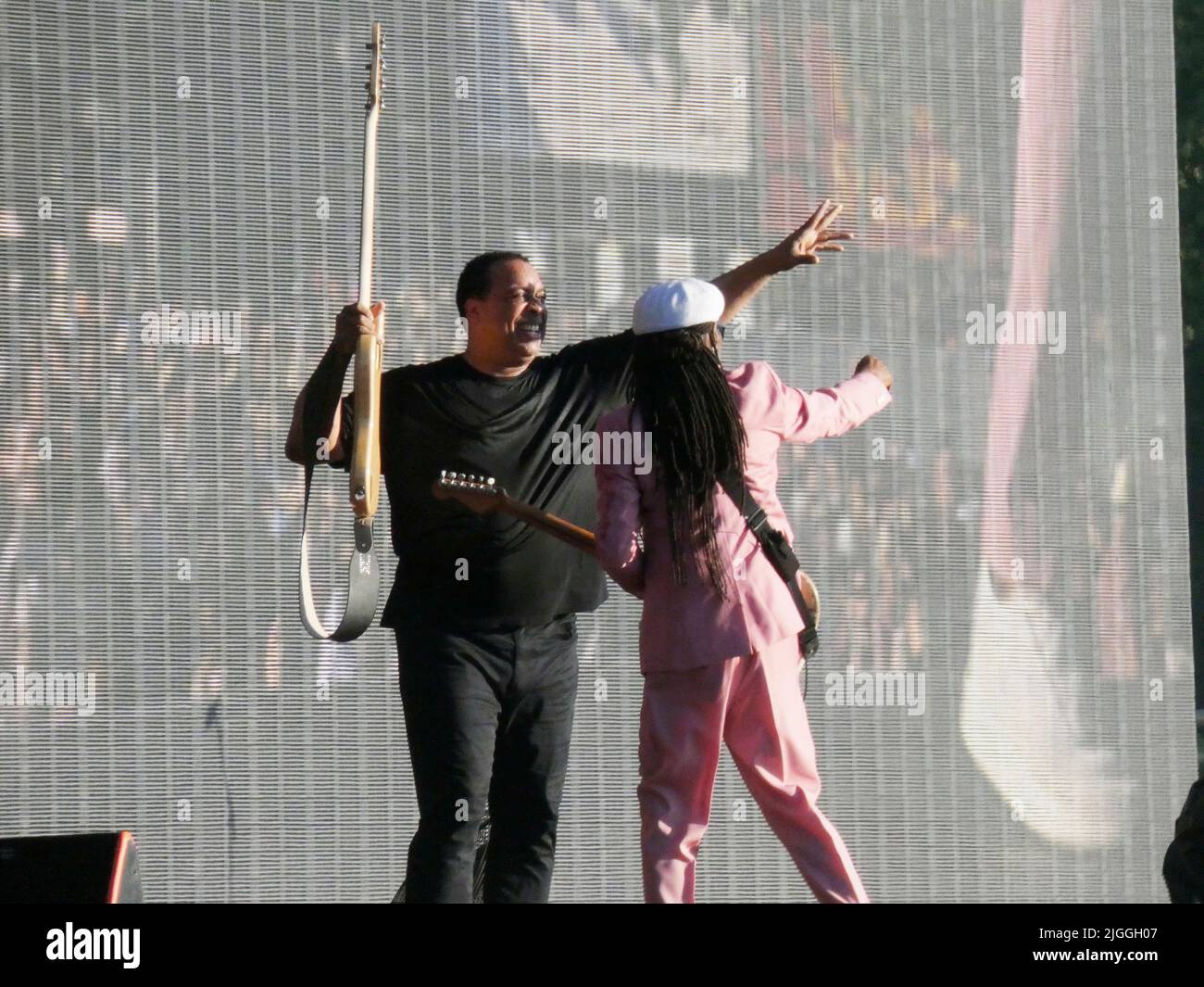 Londres Angleterre Royaume-Uni 10th juillet 2022 Nile Rodgers et performance chic au British Summer Time Music Festival crédit: Le stock de glamour/Alamy Live News Banque D'Images