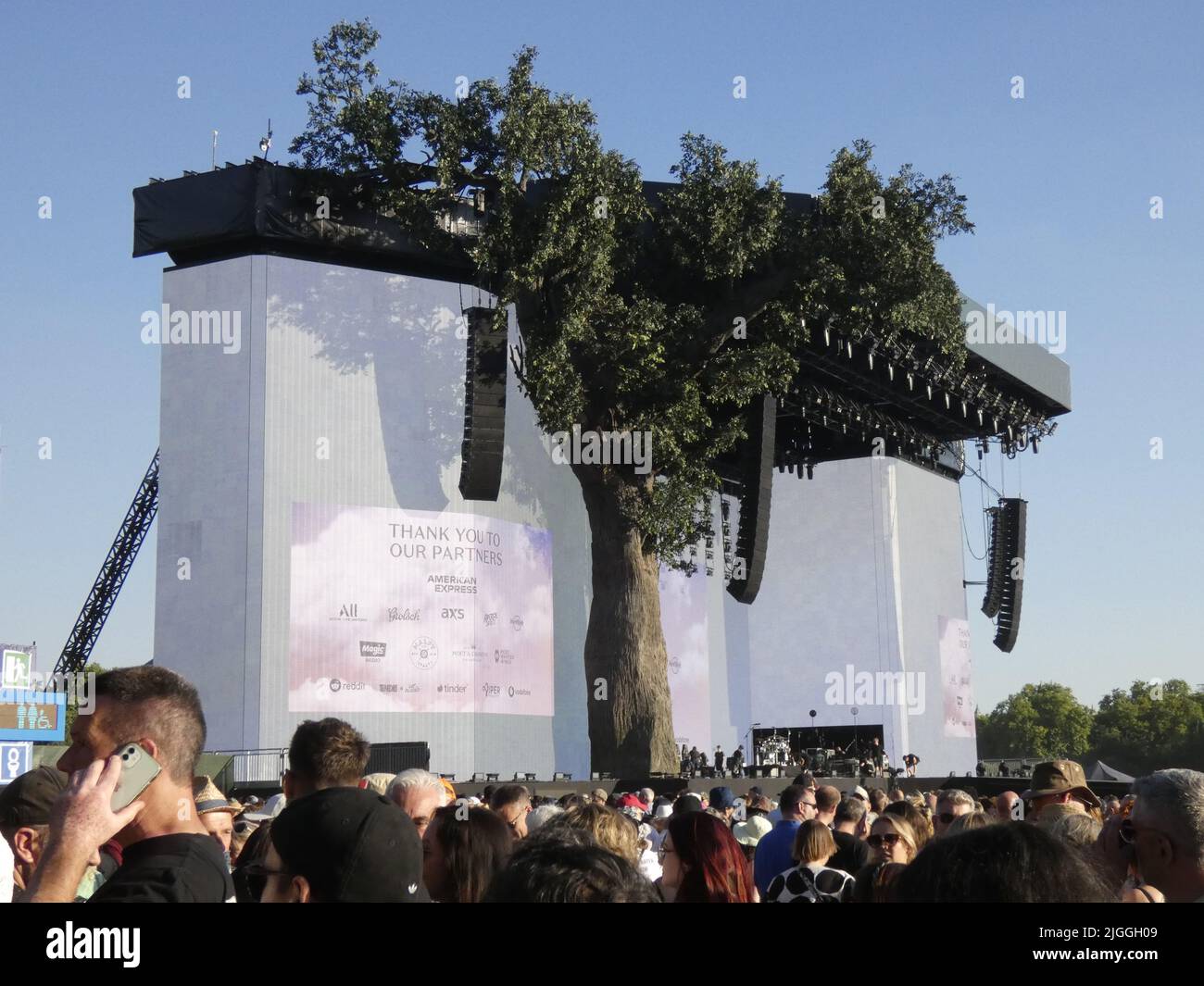 Londres Angleterre Royaume-Uni 10th juillet 2022 Nile Rodgers et performance chic au British Summer Time Music Festival crédit: Le stock de glamour/Alamy Live News Banque D'Images