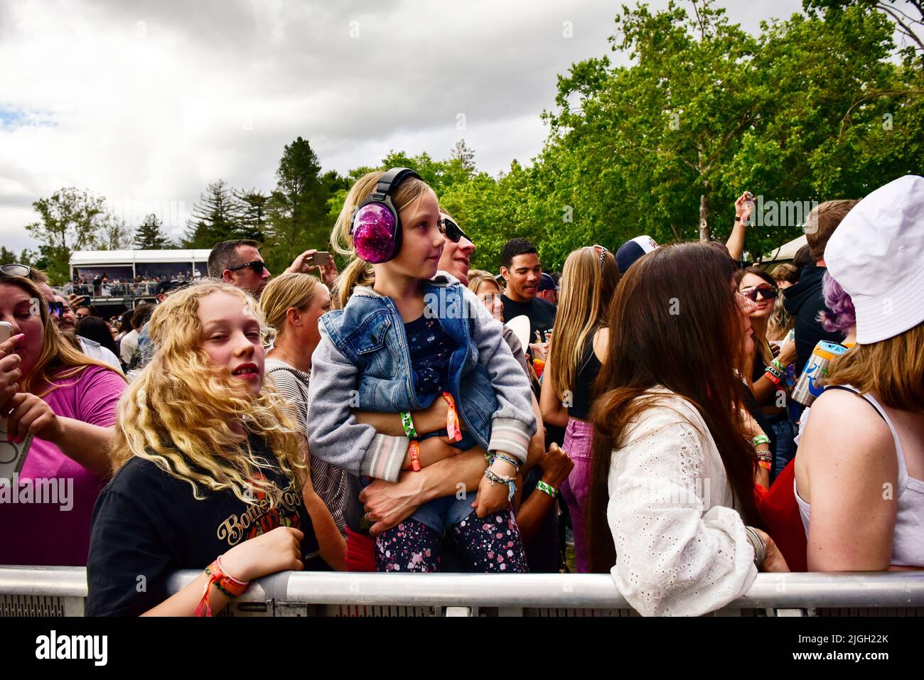 Napa Valley, Californie, 28 mai 2022 - concert de la foule au festival de BottleRock 2022 à Napa, Californie, crédit : Ken Howard/Alamy Banque D'Images