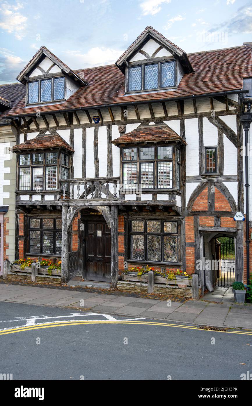 George House bois chêne cadre Elizabethan Tudor bâtiment haute rue Henley dans Arden Warwickshire Angleterre Royaume-Uni Banque D'Images