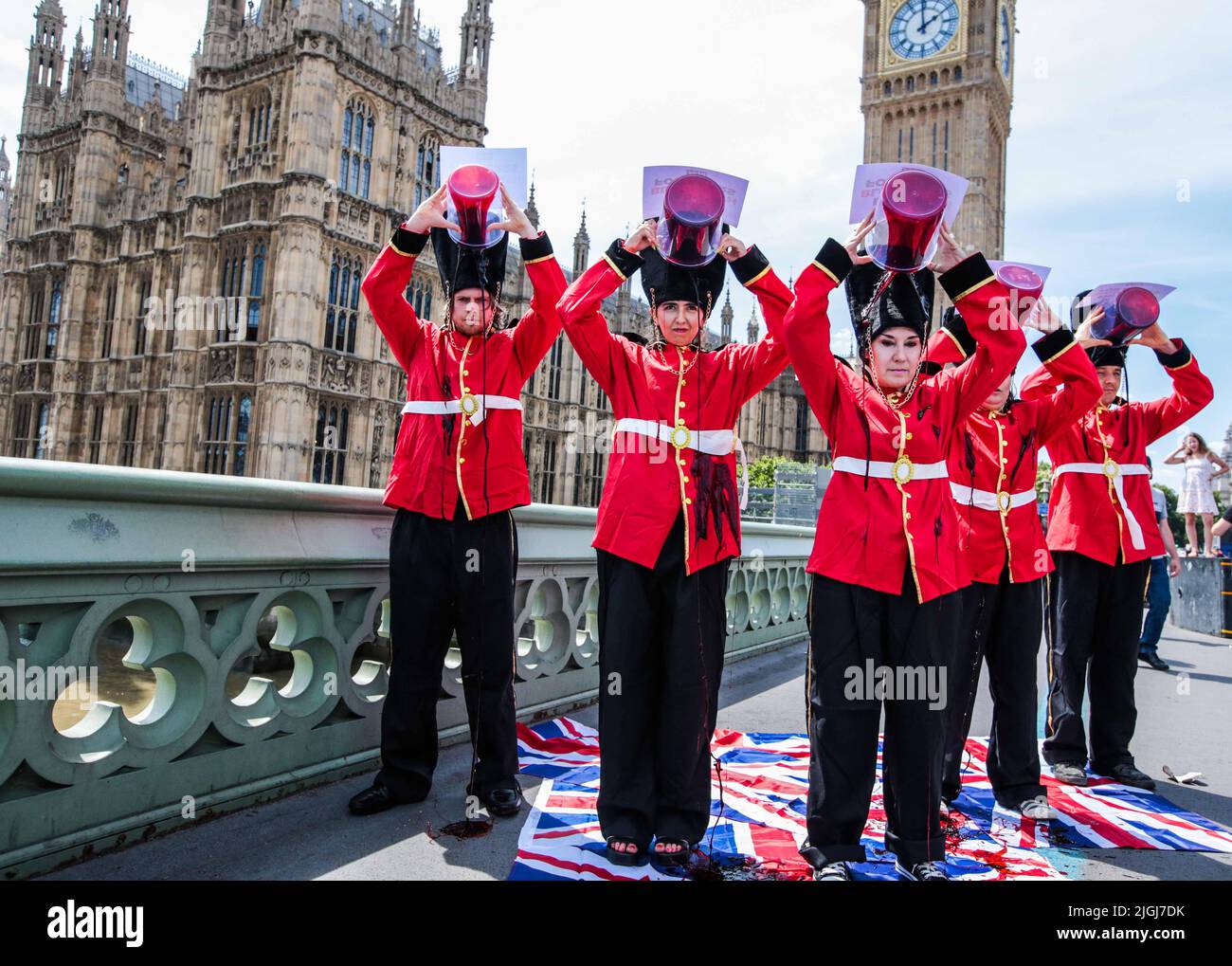 Londres 11 juillet 2022 l'activiste PETA a organisé une manifestation ...