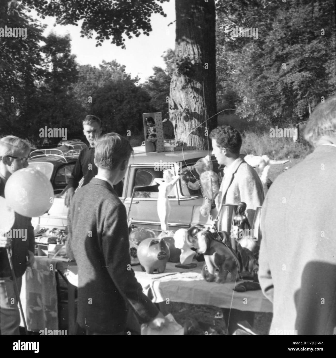 Marché, lieu inconnu. Banque D'Images