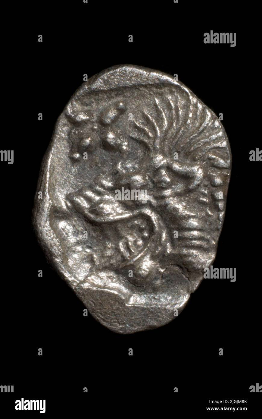 Pièce grecque de Mysia, Kyzikos, c. 450-400 C.-B. Banque D'Images
