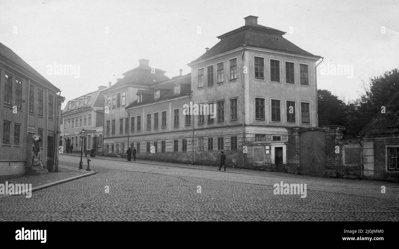 Musée le palais de la ville de Wachtmeister, Grevagården terminé en 1705. Plus tard, le musée Blekinge. Banque D'Images