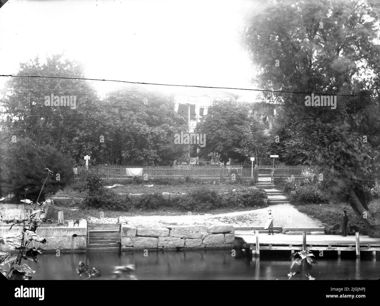 Le quartier Zebran 2 et 3, vers 1905. Banque D'Images