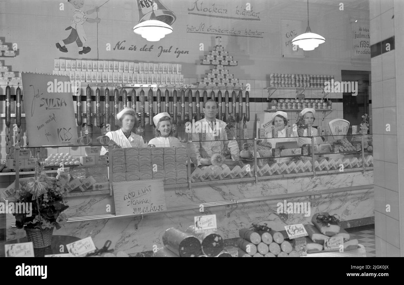 Image de Charkuteri Interior de KBS sur Ronnebygatan. Banque D'Images