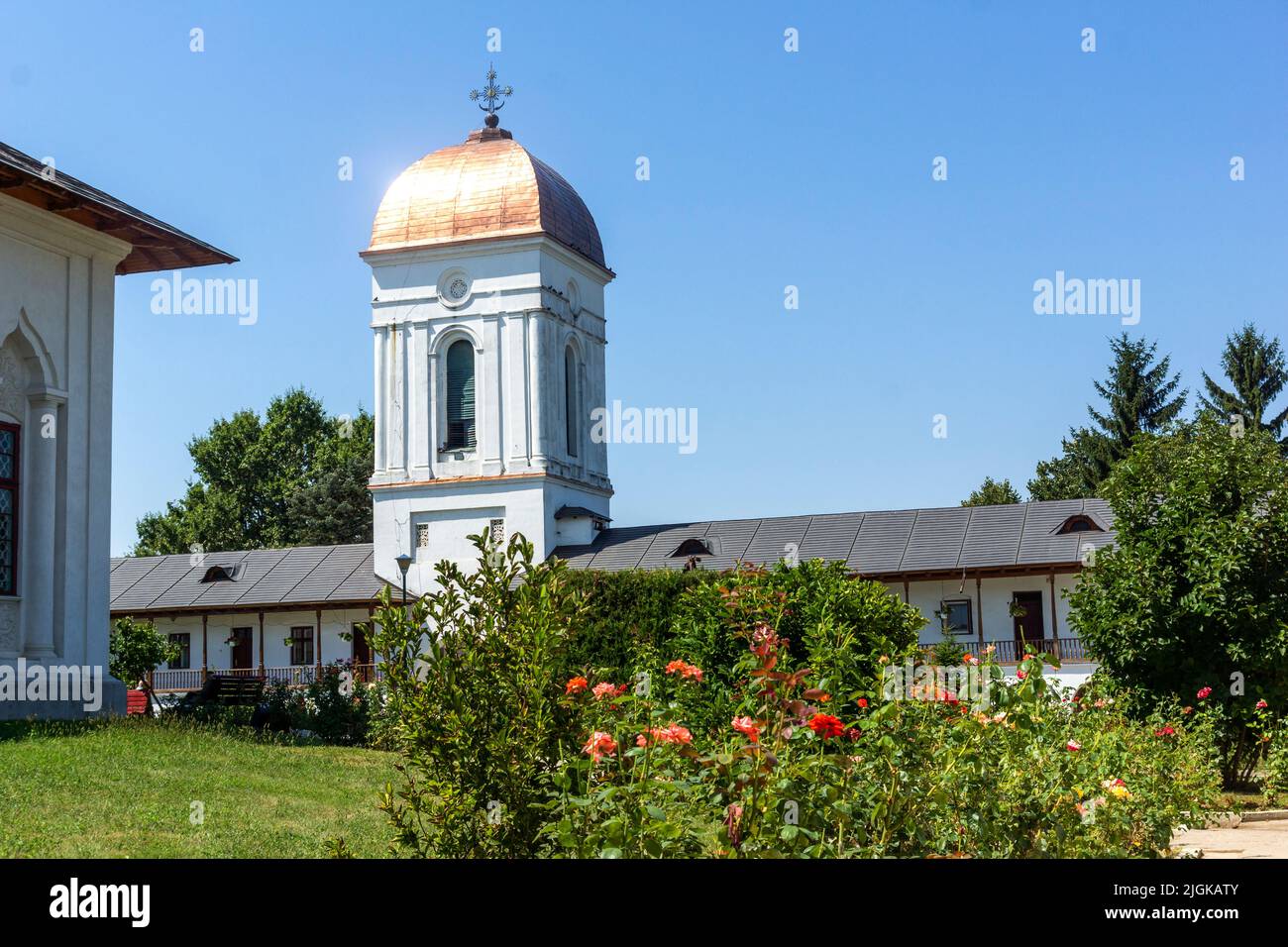 Monastère orthodoxe Cernica près de la ville de Bucarest, Roumanie Banque D'Images
