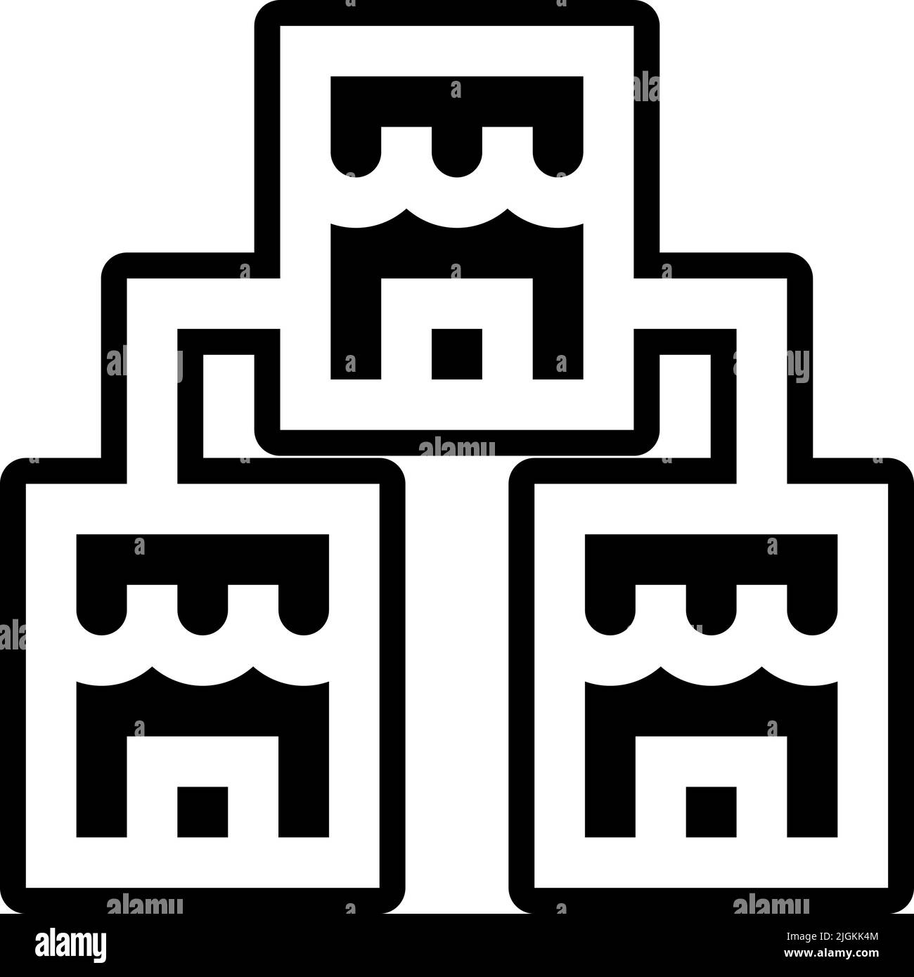 icône franchise . Illustration de Vecteur