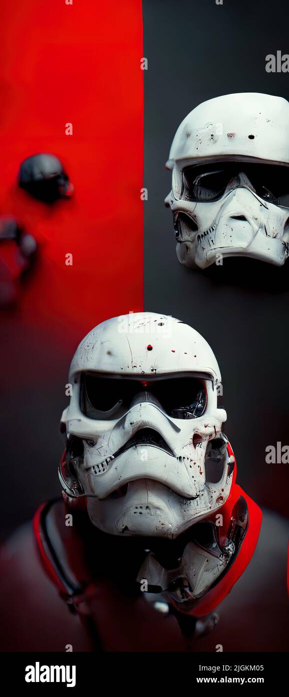 Papier peint inspiré par Star Wars Photo Stock - Alamy