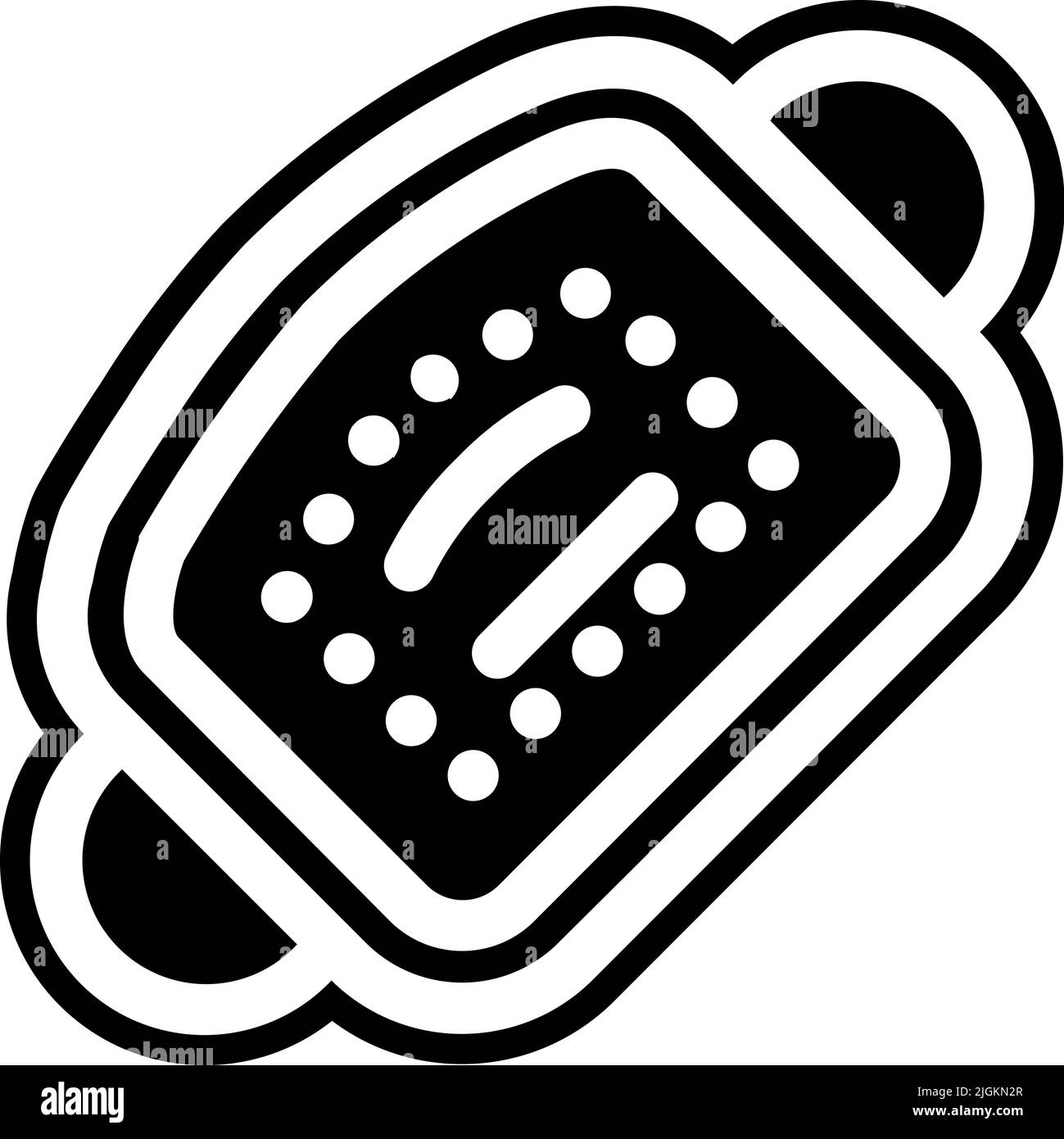 icône masque médical . Illustration de Vecteur