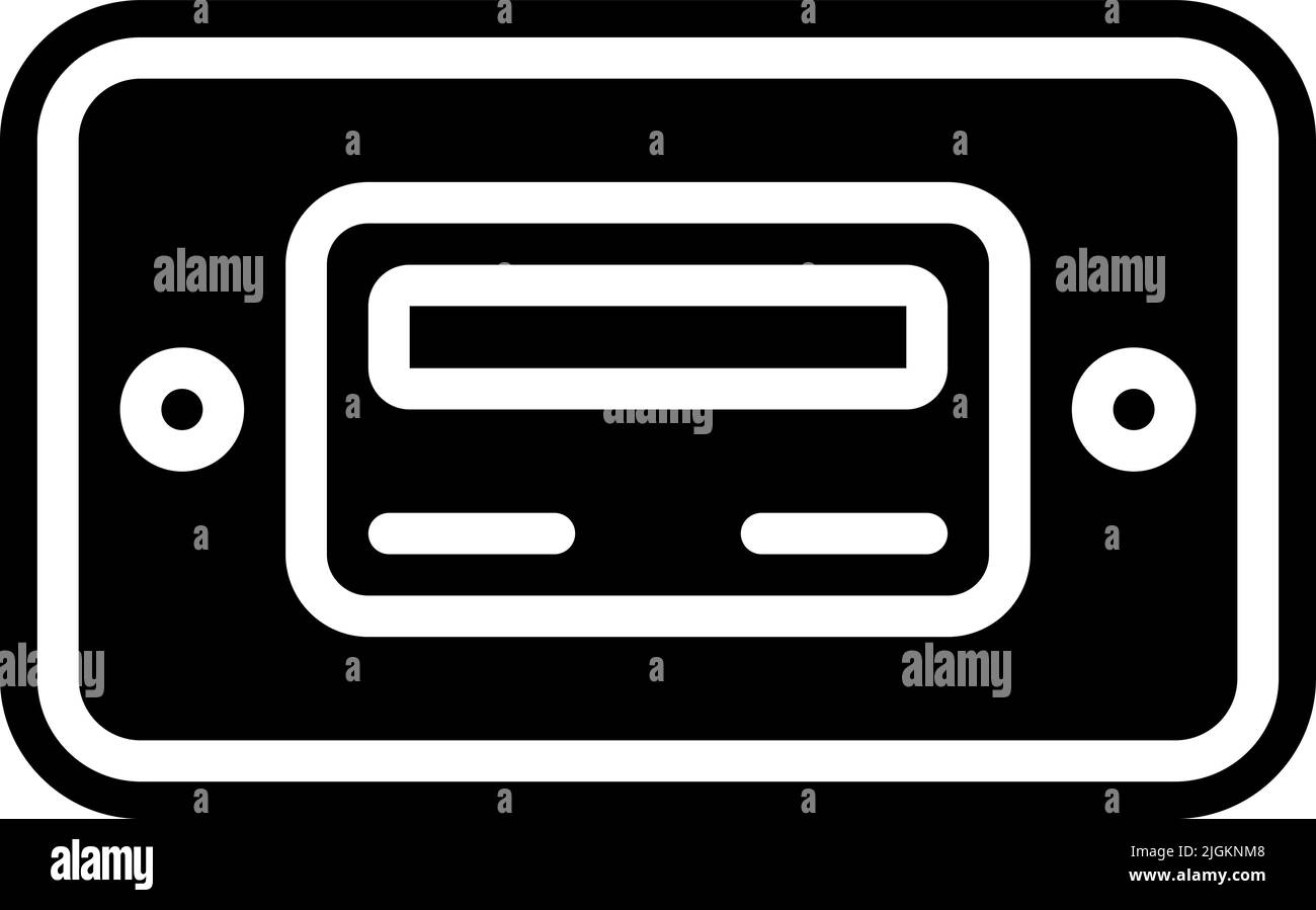 icône du port usb . Illustration de Vecteur