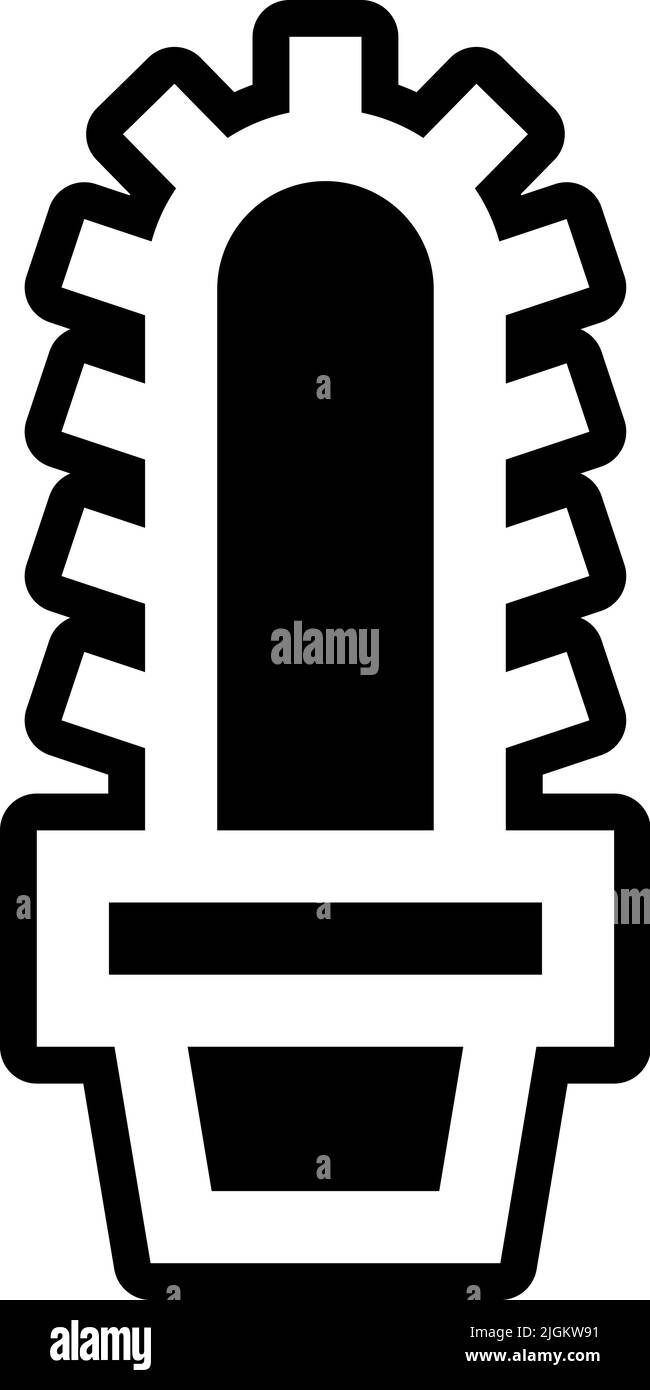 icône cactus . Illustration de Vecteur