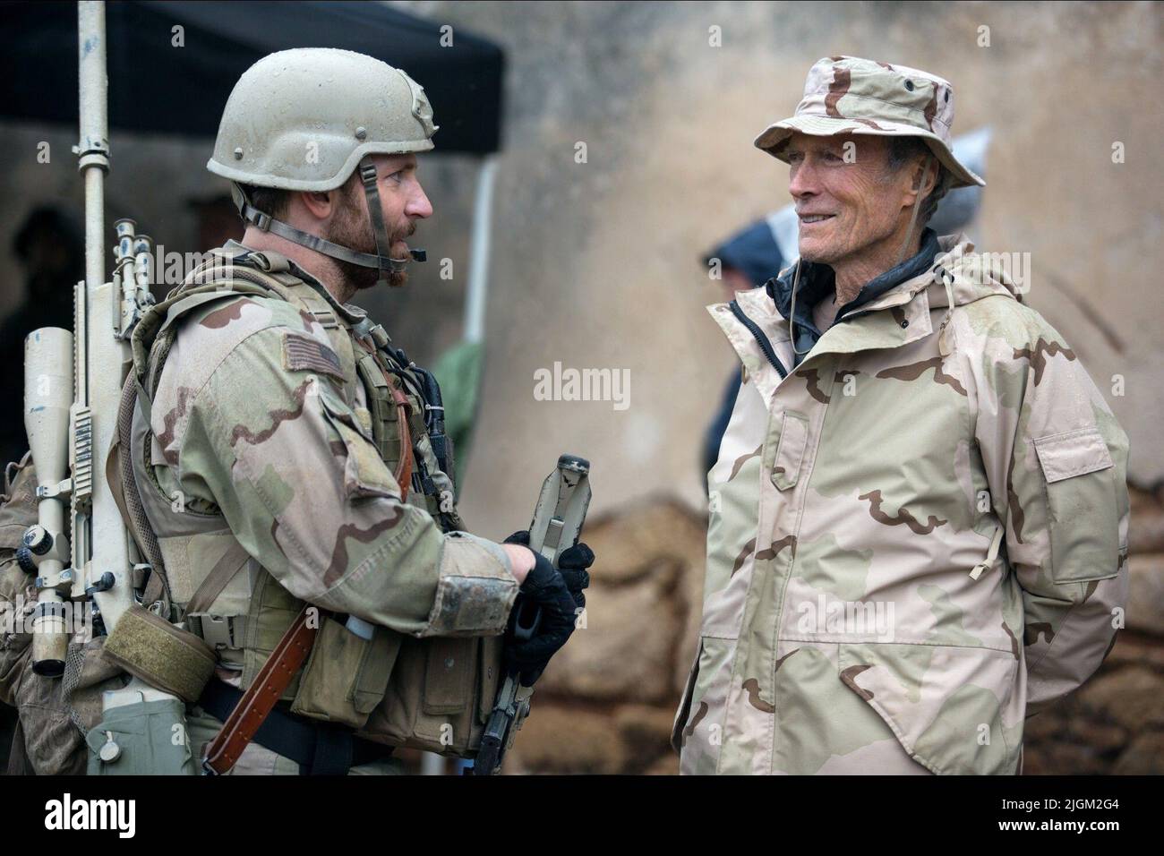 COOPER, EASTWOOD, AMERICAN SNIPER, 2014 Banque D'Images