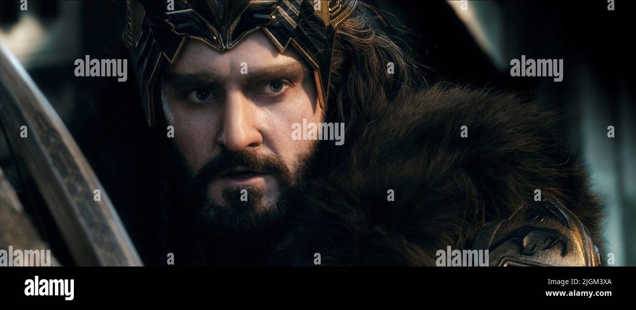 RICHARD ARMITAGE, LE HOBBIT : LA BATAILLE DES CINQ ARMÉES, 2014 Banque D'Images