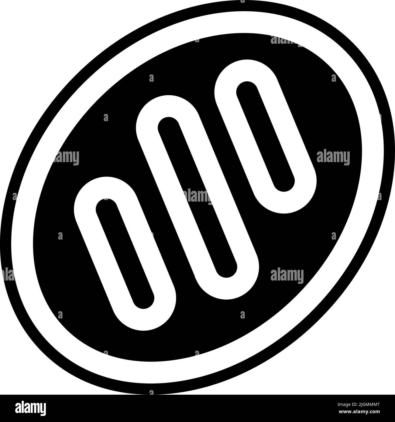 Icône de pain alimentaire italien . Illustration de Vecteur