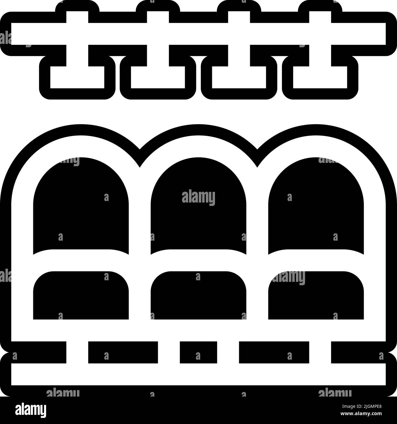 Icône sièges de transport public . Illustration de Vecteur