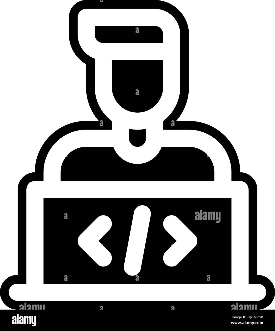 Icône programmateur de programmation . Illustration de Vecteur