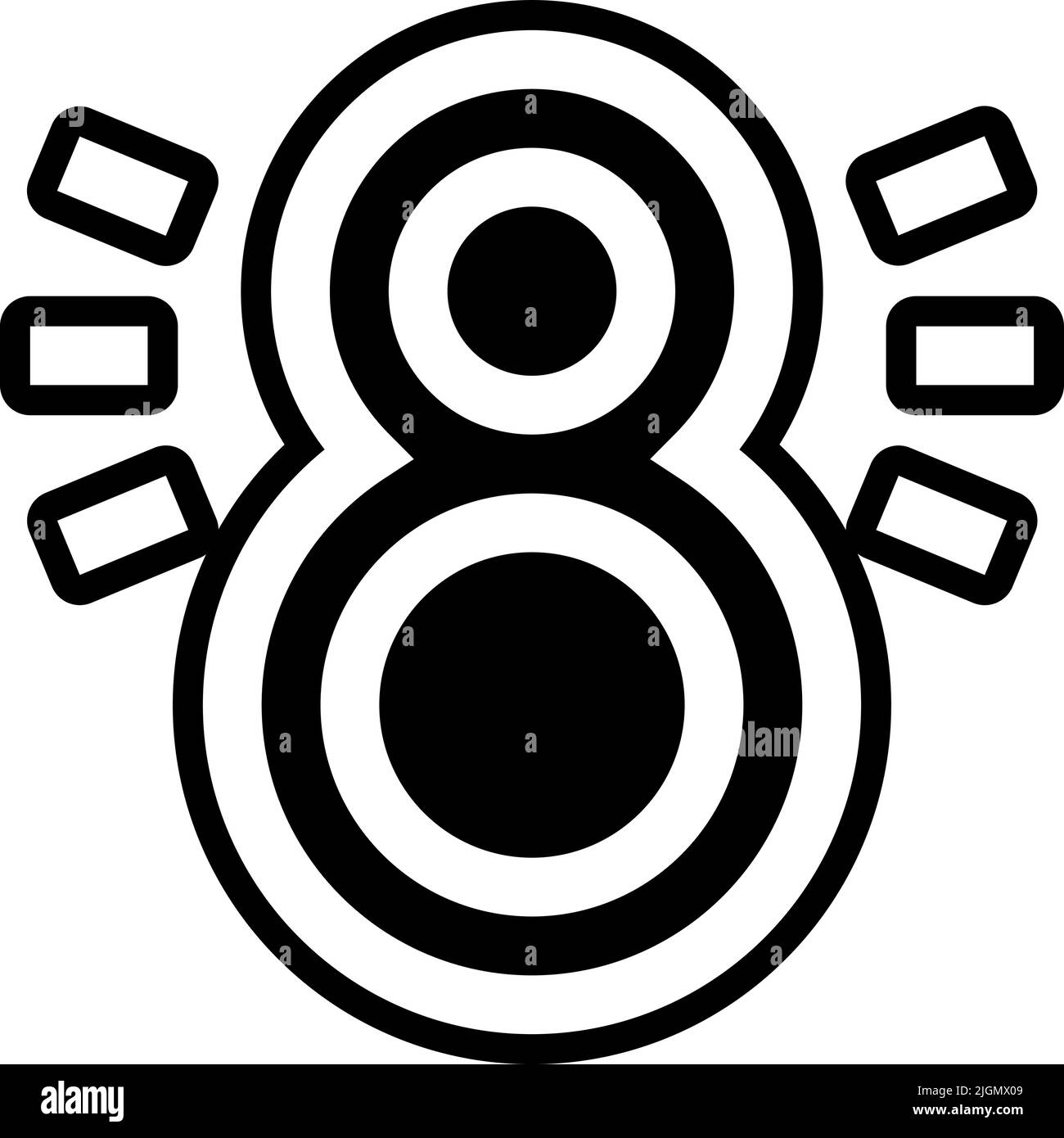 Icône de jour pour femmes . Illustration de Vecteur