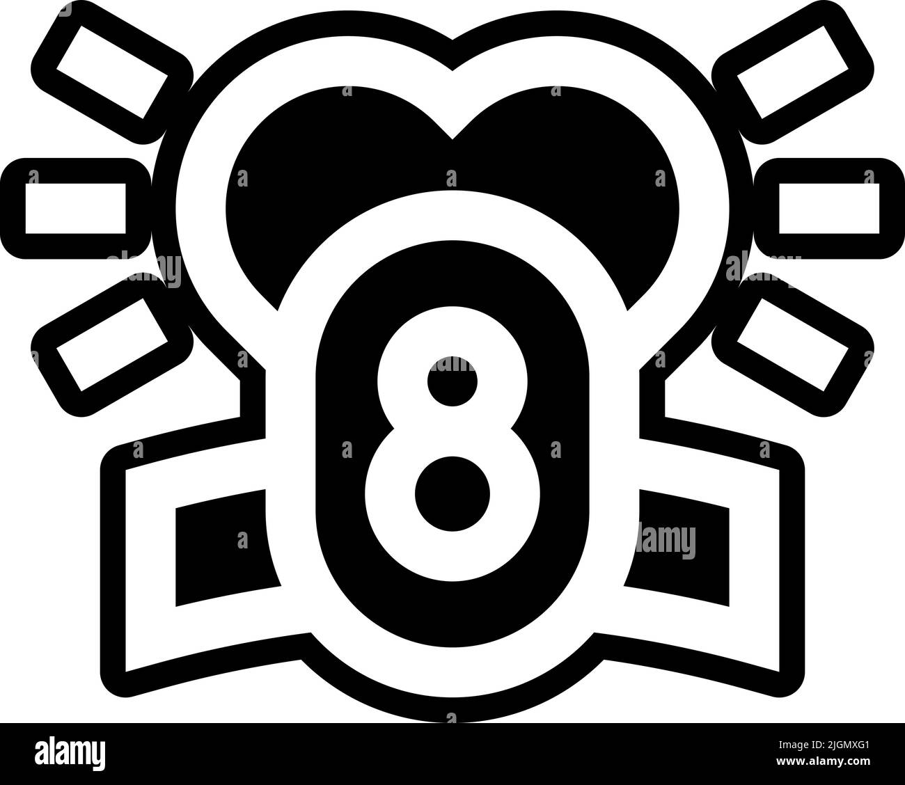 Icône de jour pour femmes . Illustration de Vecteur