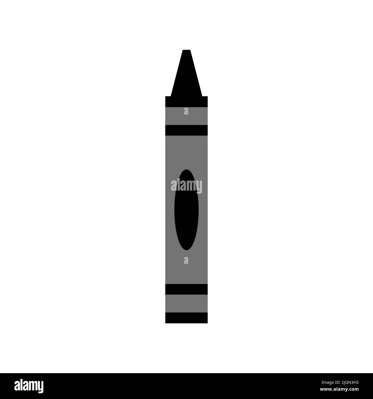 Icône crayon vecteur isolé sur fond blanc Illustration de Vecteur