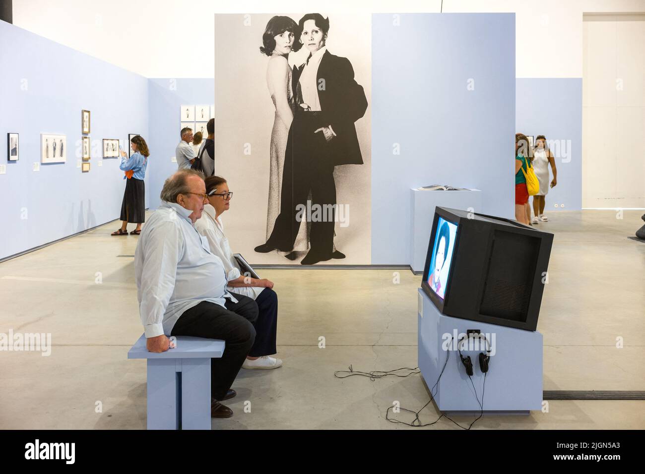 Une avant-garde féministe. Photographies des 1970 s de la collection Verbund. Vienne. Les rencontres de la photographie d'Arles est un festival annuel de photographie d'été. France, Arles sur 8 juillet 2022. Photo de Patricia Huchot-Boissier/ABACAPRESS.COM Banque D'Images