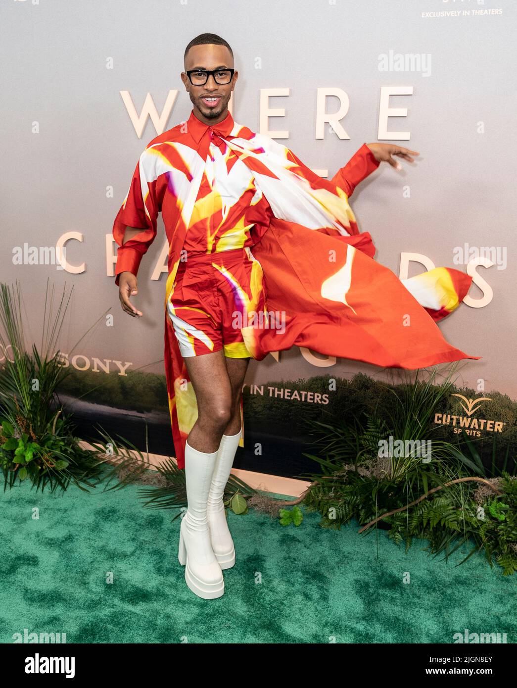 11 juillet 2022, New York, New York, États-Unis: Kalen Allen assiste à la première du film ''Where the Crawdads Sing'' au Musée d'Art moderne (Credit image: © Lev Radin/Pacific Press via ZUMA Press Wire) Banque D'Images