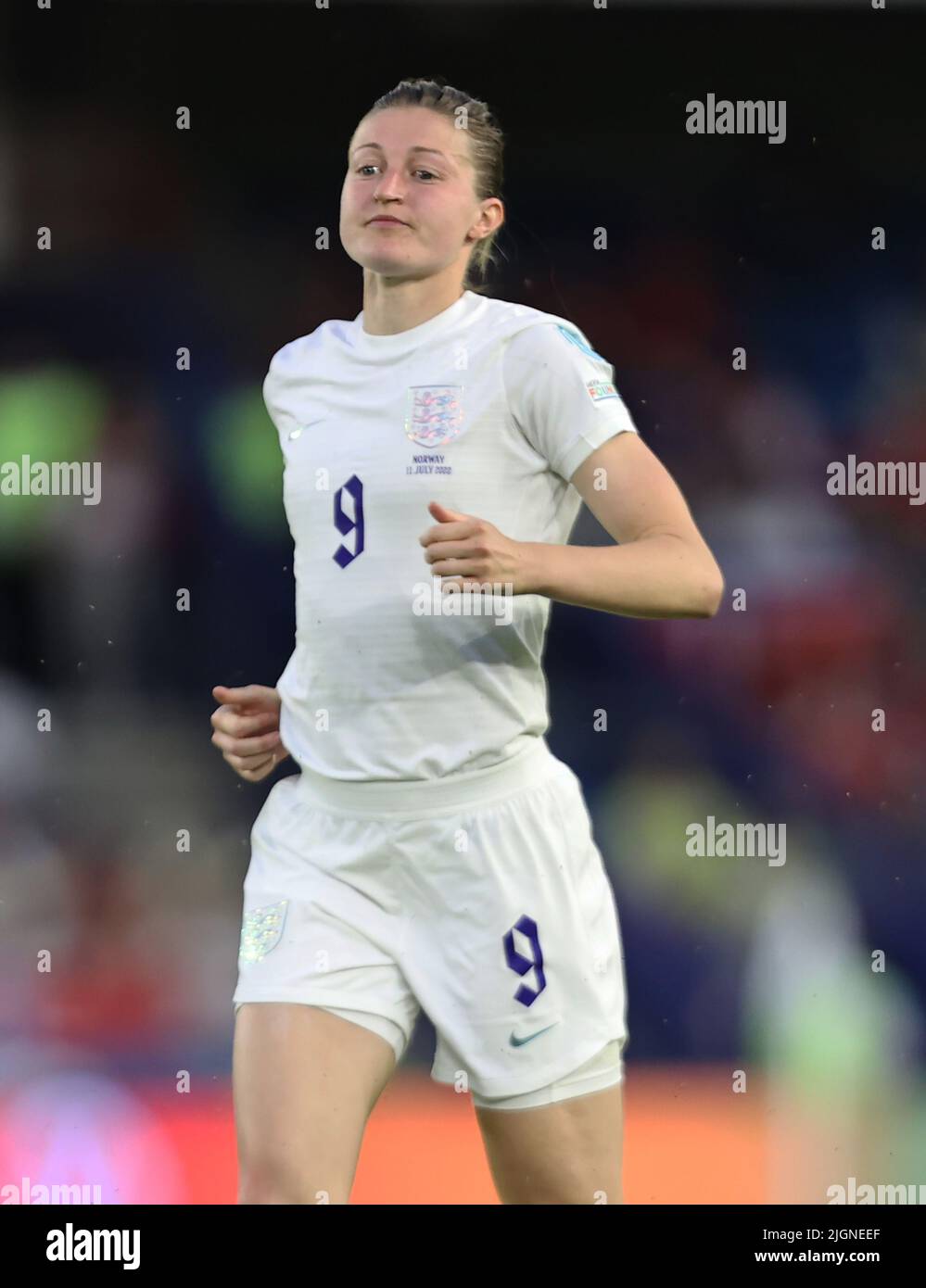 BRIGHTON ENGLAND - JUILLET 11 : Ellen White (Manchester City) d'Angleterre les femmes en action pendant le Championnat d'Europe des femmes 2022 final Tournament GR Banque D'Images