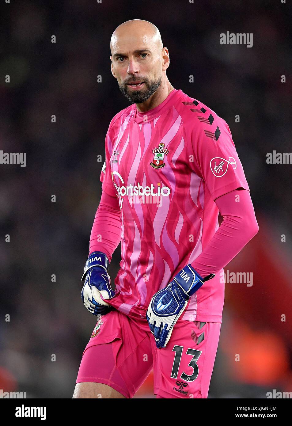 Wilfredo Caballero de Southampton - Southampton v Coventry City, The Emirates FA Cup quatrième tour, St Mary's Stadium, Southampton, Royaume-Uni - 5th février 2022 utilisation éditoriale uniquement - des restrictions DataCo s'appliquent Banque D'Images