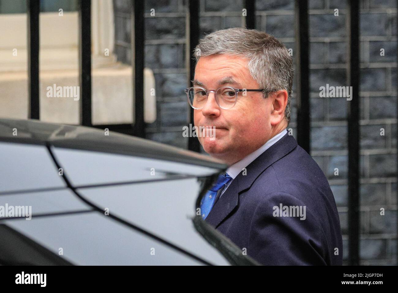 Londres, Royaume-Uni. 12th juillet 2022. Robert Buckland, QC, député, secrétaire d'État pour le pays de Galles. Les ministres assistent aujourd'hui à une réunion du Cabinet au 10 Downing Street, Westminster. Credit: Imagetraceur/Alamy Live News Credit: Imagetraceur/Alamy Live News Banque D'Images