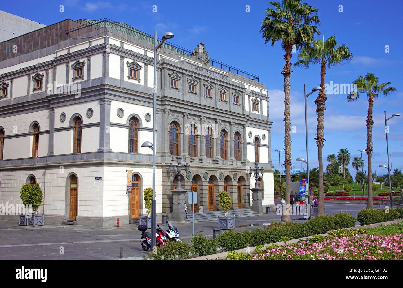 Théâtre Perez Galdos, vieille ville de Las Palmas, Grand Canary, îles Canaries, Espagne, Europe Banque D'Images