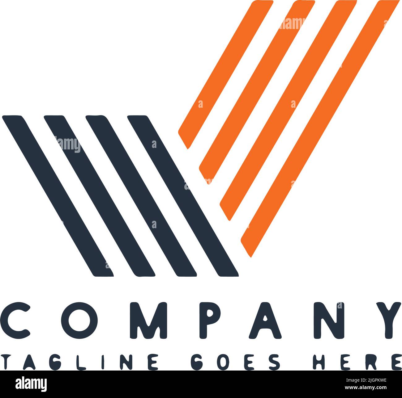 logo simple, logo d'entreprise, logo , design de logo, création de logo, Art de ligne, logo de ligne Illustration de Vecteur
