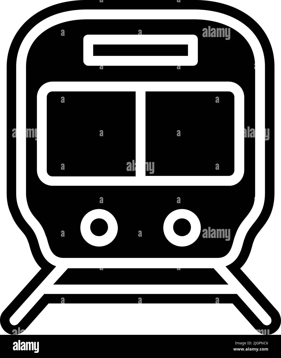 Icône Tour et train de voyage . Illustration de Vecteur