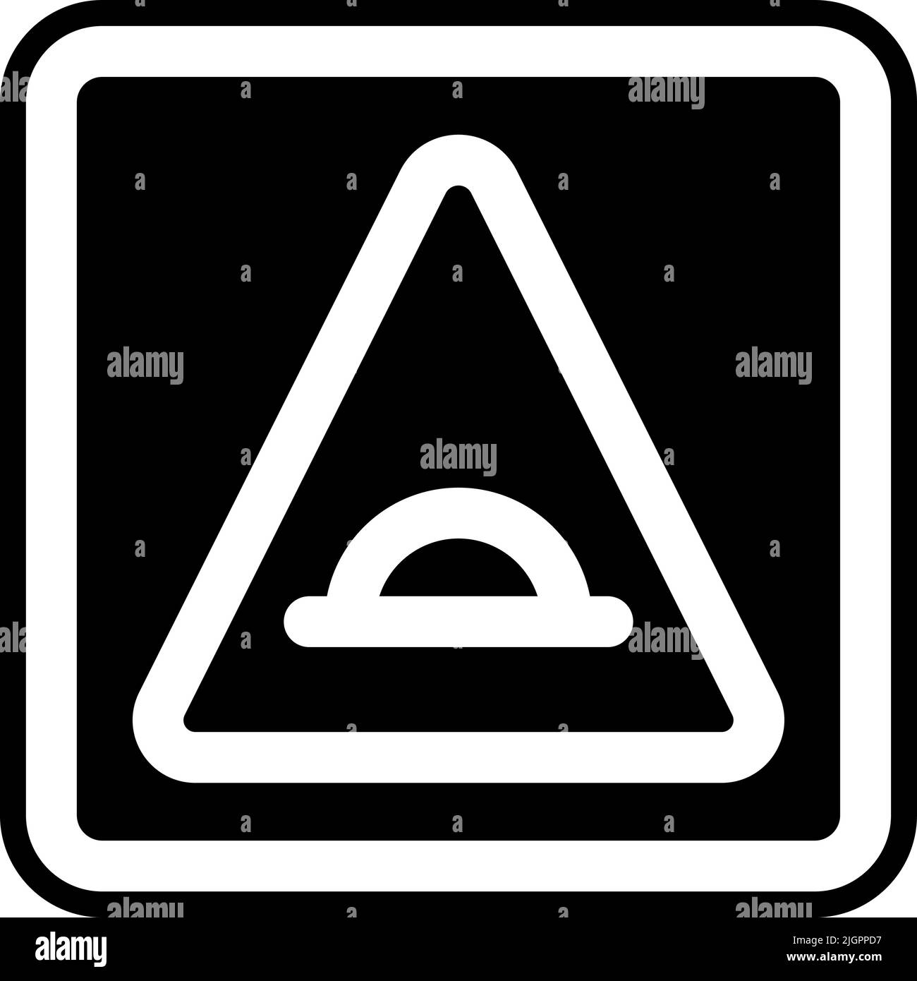 Signalisation irrégulière icône . Illustration de Vecteur