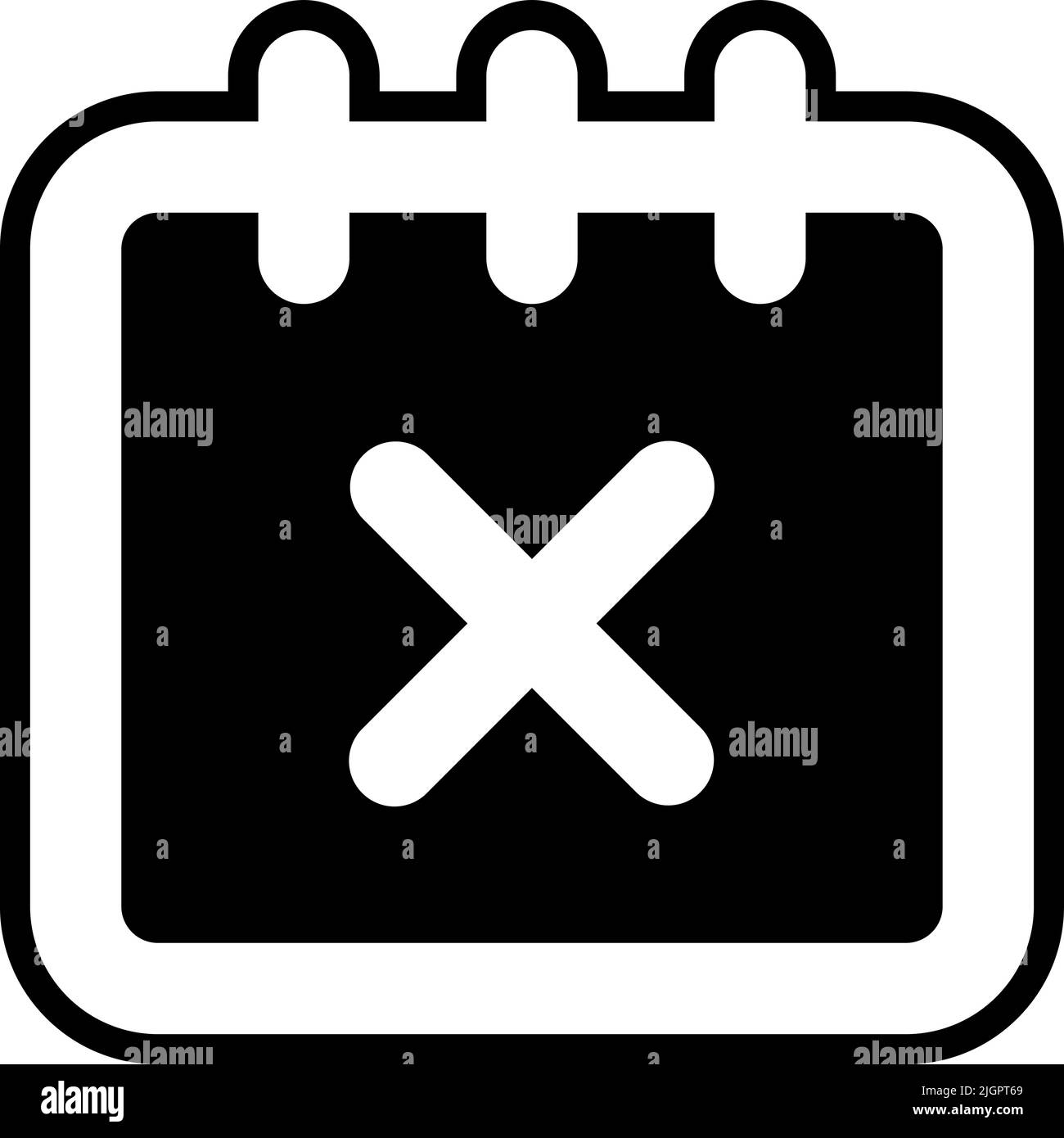 Icône de calendrier de l'interface utilisateur . Illustration de Vecteur