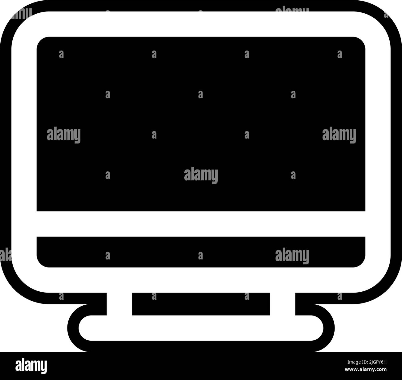 Icône du bureau de l'interface utilisateur . Illustration de Vecteur