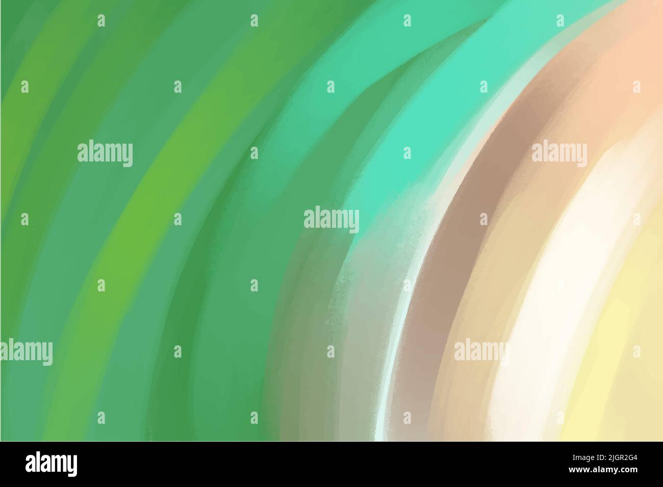 Fond acrylique, dans les tons pastel de vert et de brun, avec des traits prononcés de peinture, des taches et des stries de peinture, minimalisme, vecteur coloré il Illustration de Vecteur
