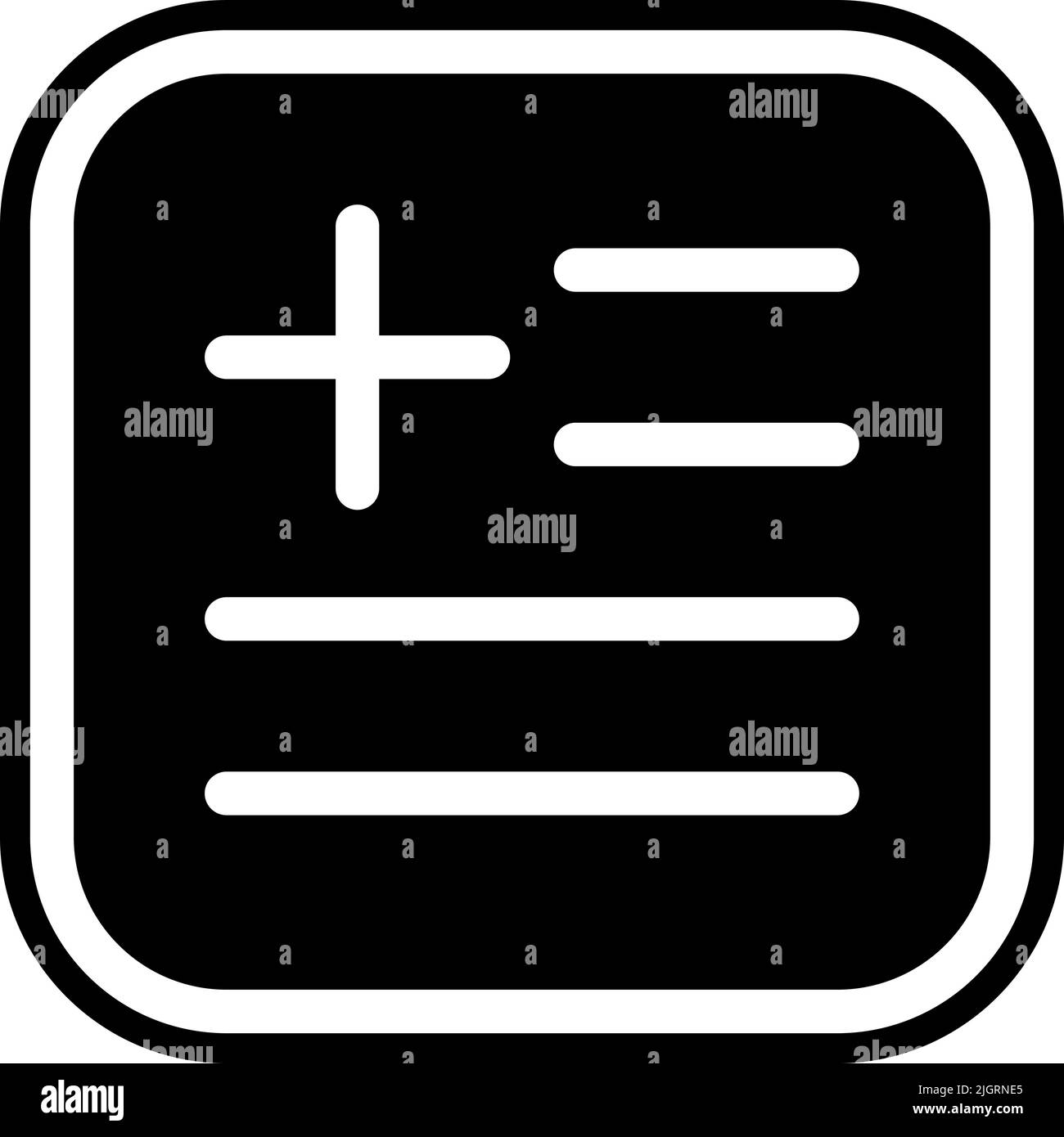 Interface utilisateur de base ajouter icône . Illustration de Vecteur