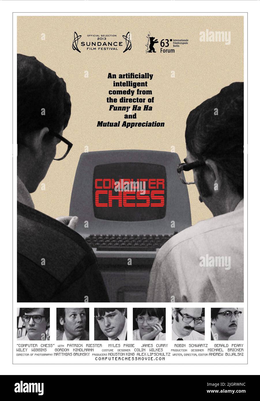 POSTER DE FILM, ÉCHECS INFORMATIQUES, 2013 Banque D'Images