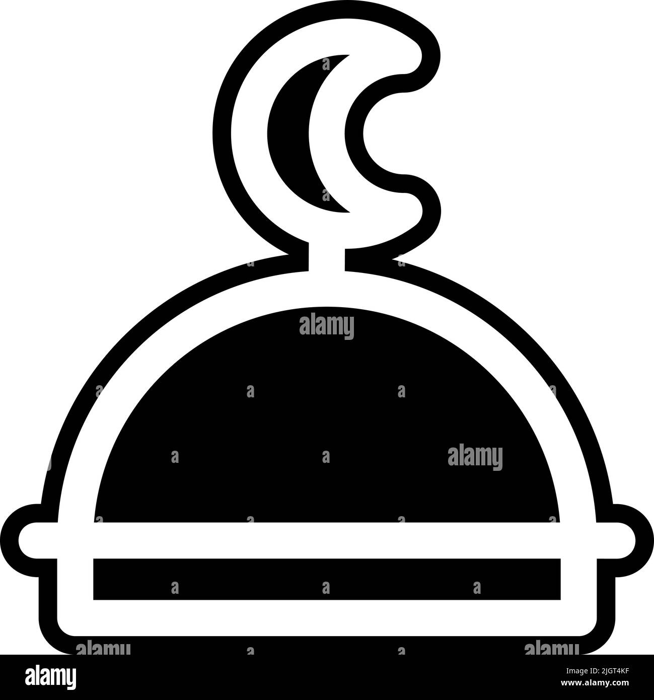 Icône du dôme du Ramadan . Illustration de Vecteur