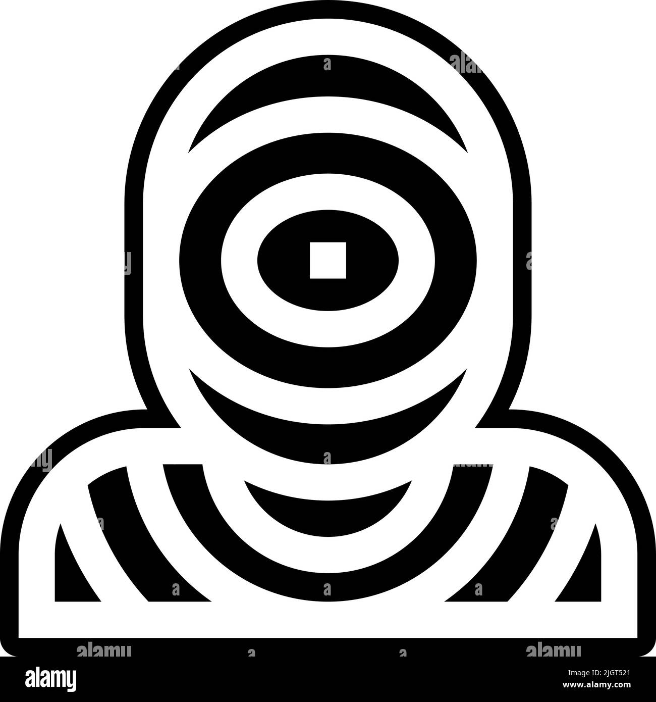 Science avatars humanoid icône . Illustration de Vecteur