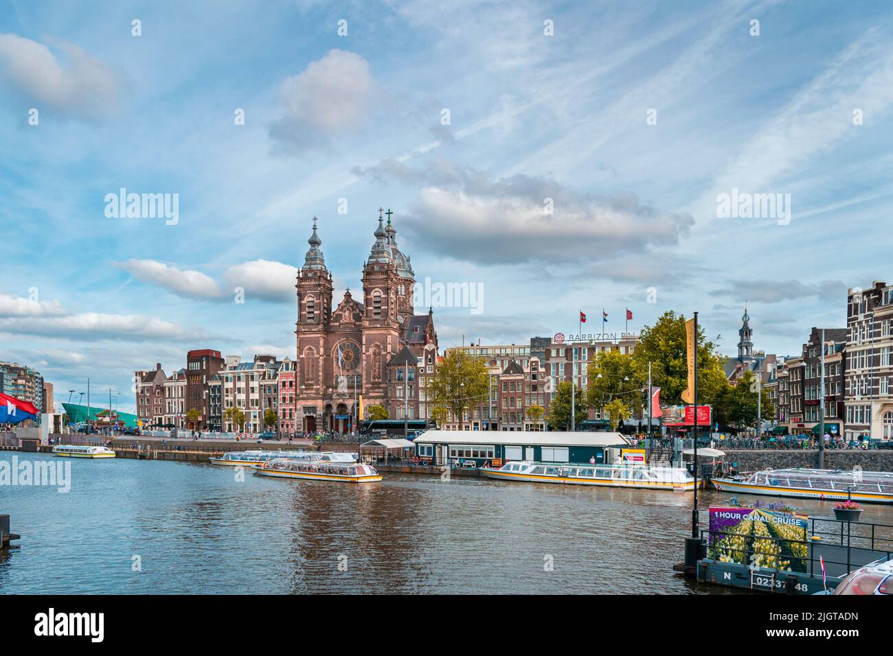 La Basilique de Saint Nicolas à Amsterdam Banque D'Images