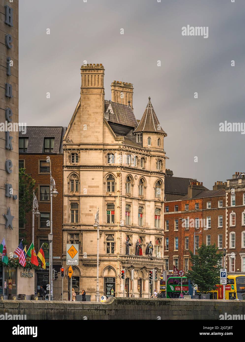 Lafayette Building, où se trouve le National Wax Museum plus. Situé à la jonction des rues Westmoreland et d’Olier, en face du pont O’Connell. Dublin, Banque D'Images