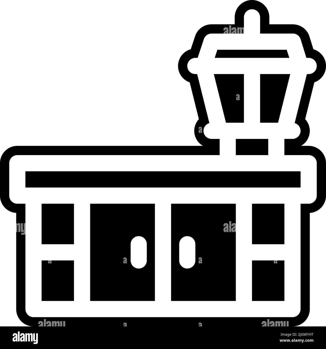 Ville services icône aéroport . Illustration de Vecteur